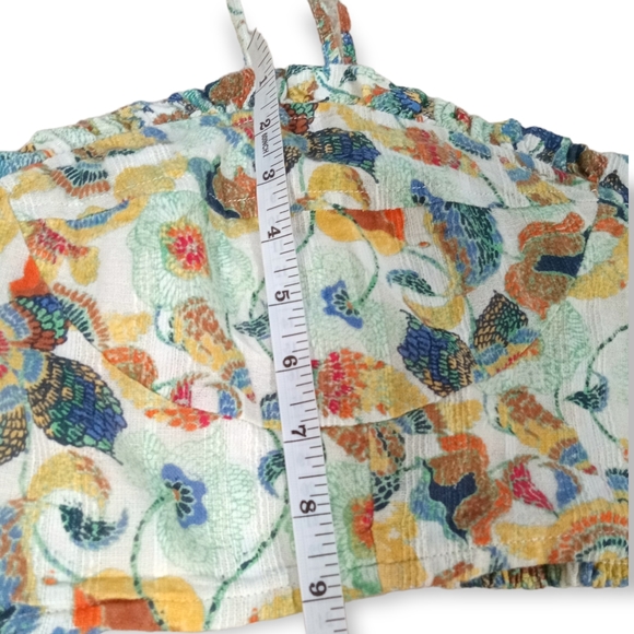 Anthropologie womens flower crop top XL - Picture 8 of 9